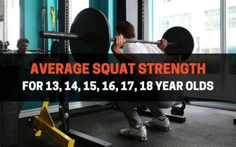 average squat for a 15 year old